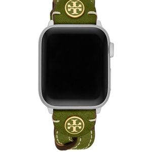 Tory Burch Braided Green Leather Band for Apple Watch 38MM/40MM